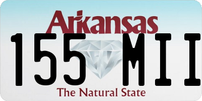 AR license plate 155MII