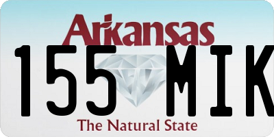 AR license plate 155MIK