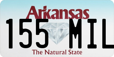 AR license plate 155MIL