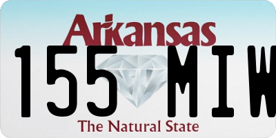 AR license plate 155MIW