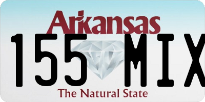 AR license plate 155MIX