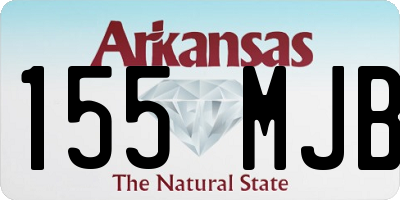 AR license plate 155MJB