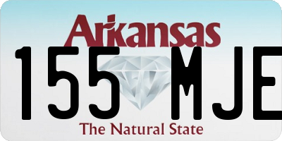 AR license plate 155MJE