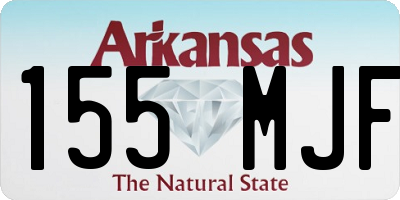 AR license plate 155MJF