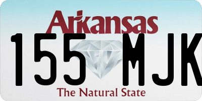 AR license plate 155MJK