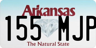 AR license plate 155MJP
