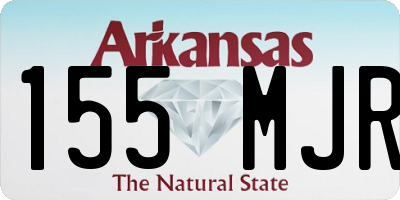 AR license plate 155MJR