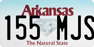 AR license plate 155MJS