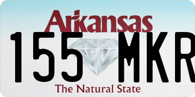 AR license plate 155MKR