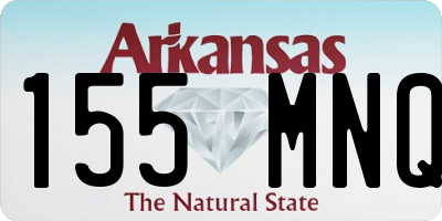 AR license plate 155MNQ