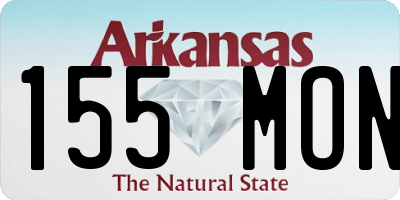 AR license plate 155MON
