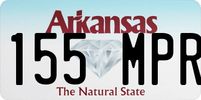 AR license plate 155MPR