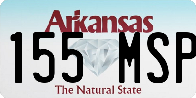 AR license plate 155MSP