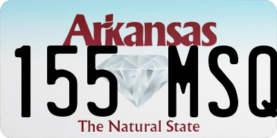 AR license plate 155MSQ