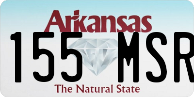 AR license plate 155MSR