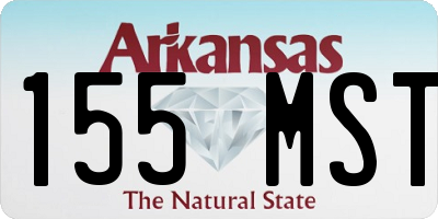 AR license plate 155MST