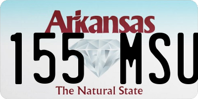 AR license plate 155MSU