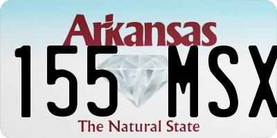 AR license plate 155MSX