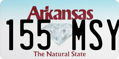 AR license plate 155MSY