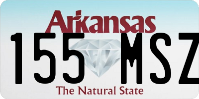 AR license plate 155MSZ