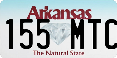 AR license plate 155MTC