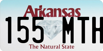 AR license plate 155MTH