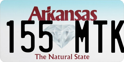 AR license plate 155MTK