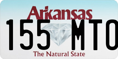 AR license plate 155MTO