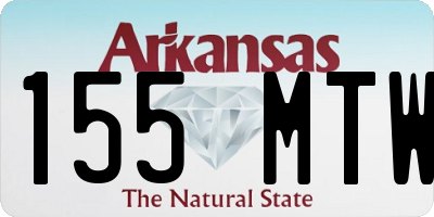 AR license plate 155MTW