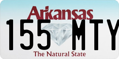 AR license plate 155MTY