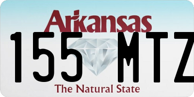 AR license plate 155MTZ