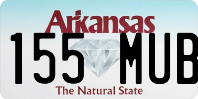 AR license plate 155MUB