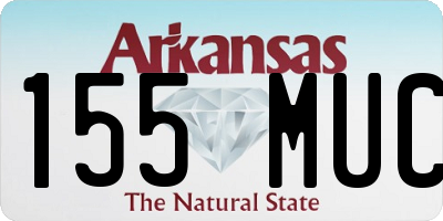 AR license plate 155MUC