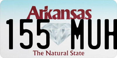 AR license plate 155MUH