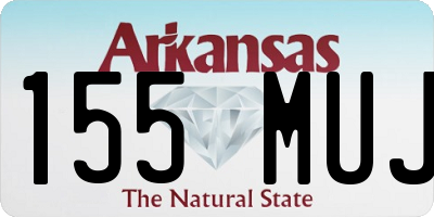 AR license plate 155MUJ