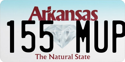 AR license plate 155MUP