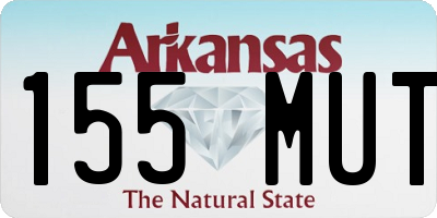 AR license plate 155MUT