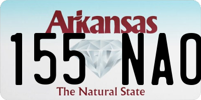AR license plate 155NAO