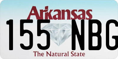 AR license plate 155NBG