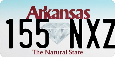 AR license plate 155NXZ