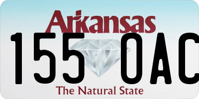 AR license plate 155OAC