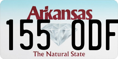 AR license plate 155ODF