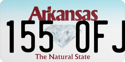 AR license plate 155OFJ