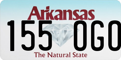 AR license plate 155OGO