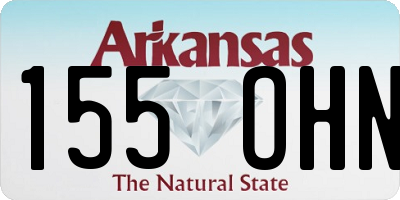 AR license plate 155OHN