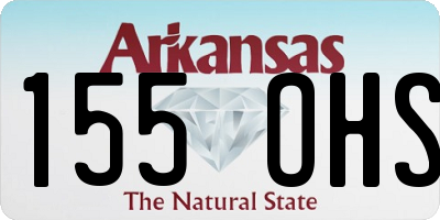 AR license plate 155OHS