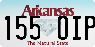 AR license plate 155OIP