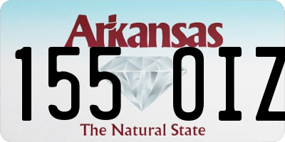 AR license plate 155OIZ