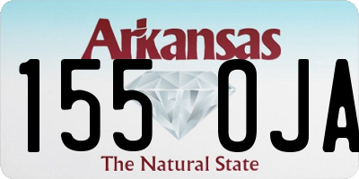 AR license plate 155OJA