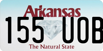 AR license plate 155UOB